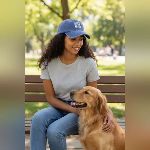 Source Unknown Accessories - "Just a Girl Who Loves Dogs" Baseball Cap